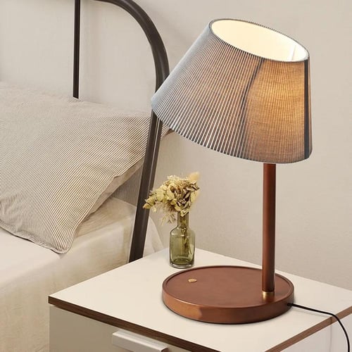 QTS-MWDS530 أباجورة خشبية كلاسيكية