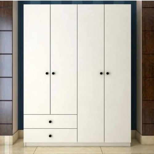 دولاب ملابس 4 باب خشب ام دي اف، 200×60×150 سم - اب...