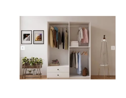 دولاب ملابس 4 باب خشب ام دي اف، 200×60×150 سم - اب...