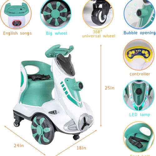 سكوتر أطفال مع نافذ فقاعات وإضاءة LED