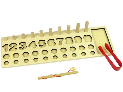 لعبة الارقام الخشبية وصيد الاسماك