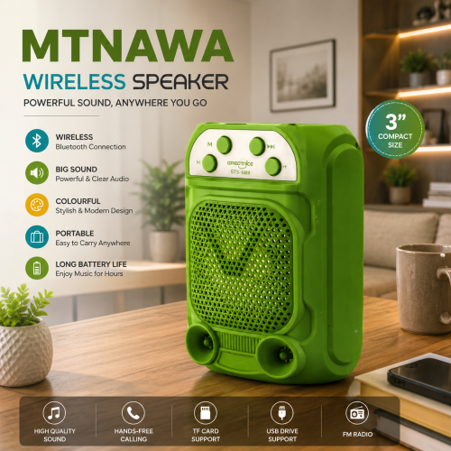 Portable Bluetooth speaker - speaker supports USB and TF Card for travel