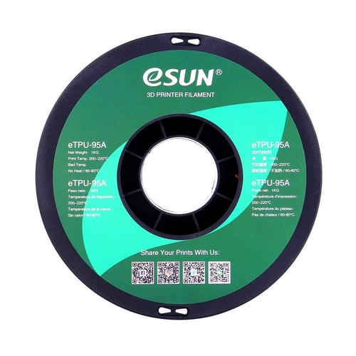eSUN eTPU-95A (Grey) 3D Filament 1.75Ø, 1kg