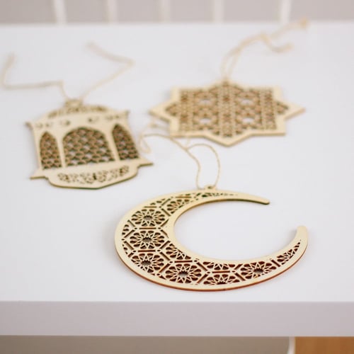 زينة خشب رمضان