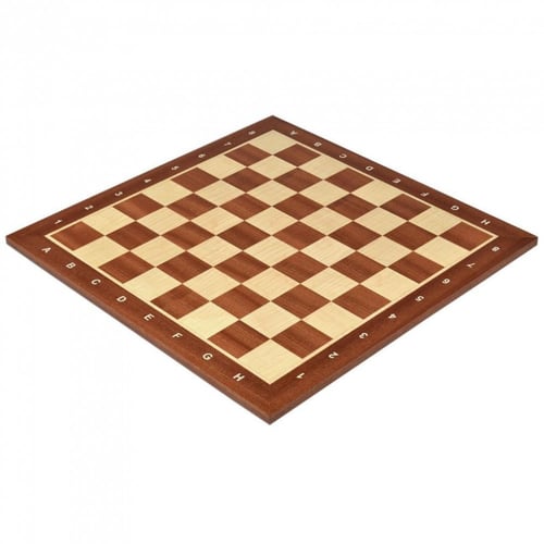 لوح شطرنج خشبي إحترافي مع قطع خشبية