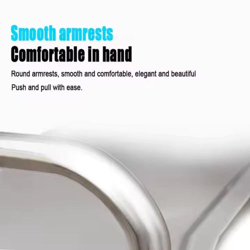 عربة خدمة استيل 3 دور 75 سم