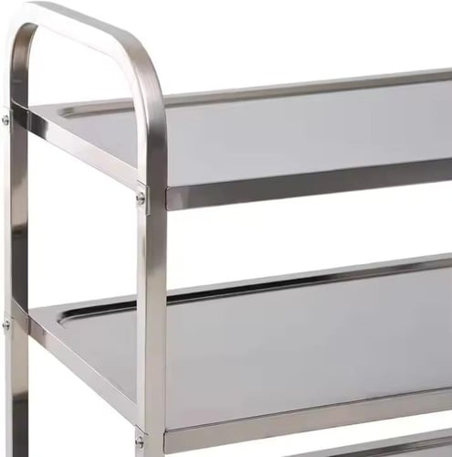 عربة خدمة استيل 3 دور 75 سم