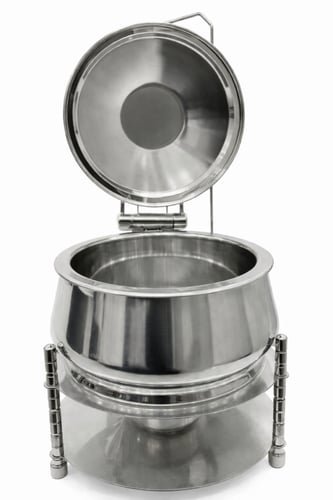 سخان بوفيه ستيل مع حامل للغطاء بأحجام منوعة