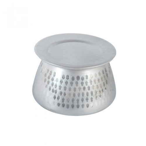 قدر جريش معدن بغطاء