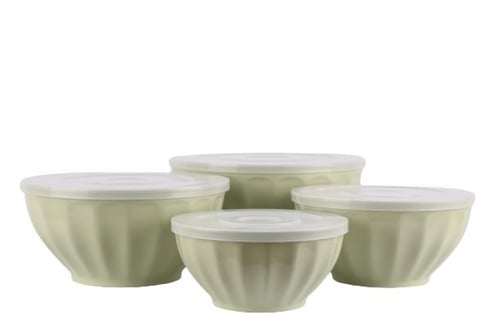 طقم علب دبل بلاستيك