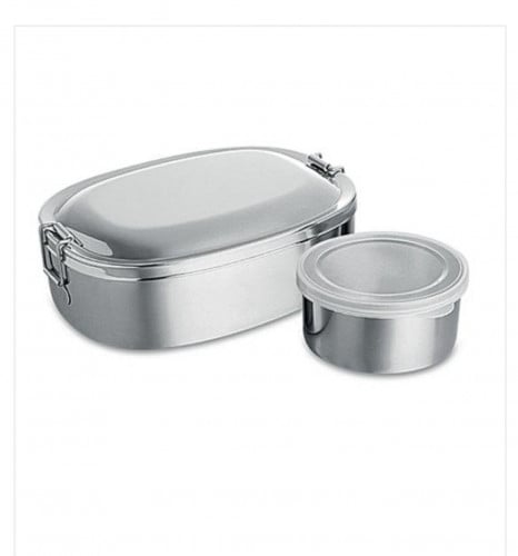 مطبقية استيل من زيبرا مع علبة صوص