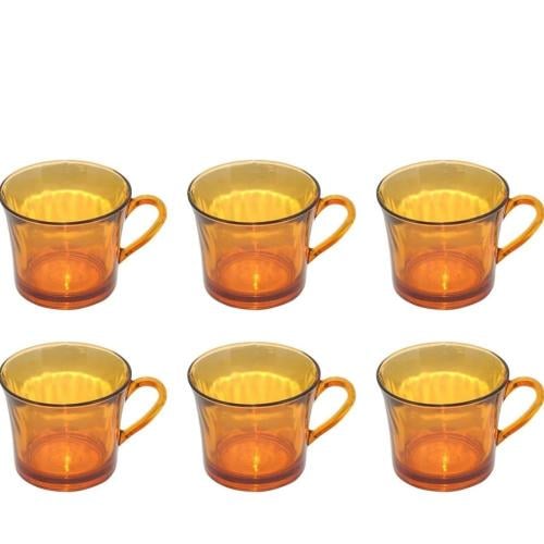 طقم شاي فرنسي عسلي 12 قطعة ل 6 أشخاص