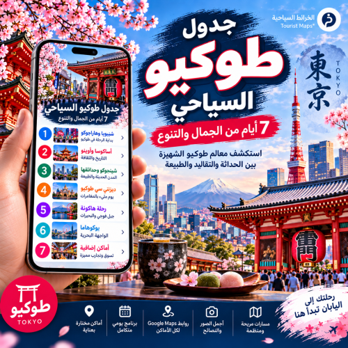 جدول طوكيو السياحي