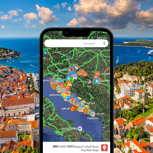 خريطة كرواتيا السياحية 2026 ©