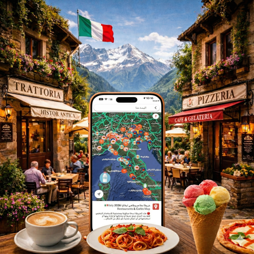 خريطة مطاعم ومقاهي ايطاليا 2026 ©