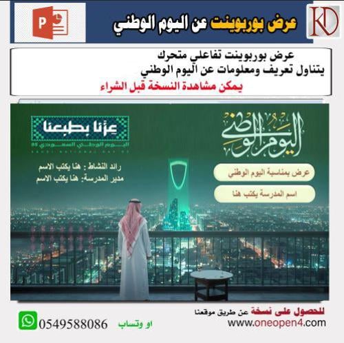 عرض بوربوينت متحرك للشاشات
