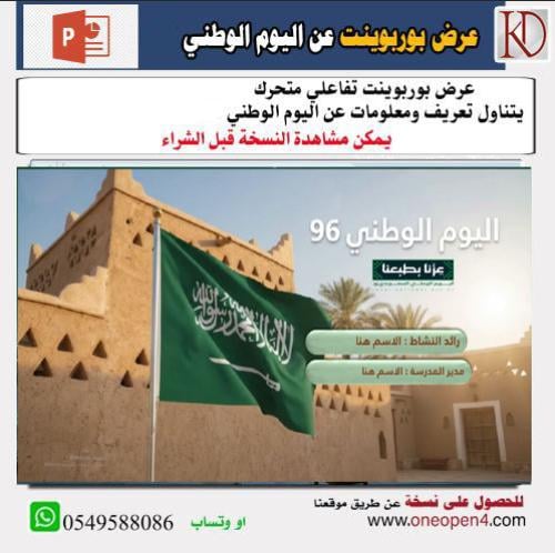 عرض بوربوينت متحرك للشاشات