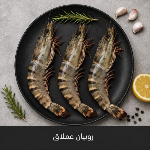 1 كيلو روبيان عملاق