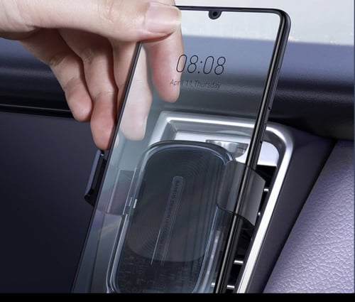 حامل جوال وشاحن لاسلكي 2 في 1