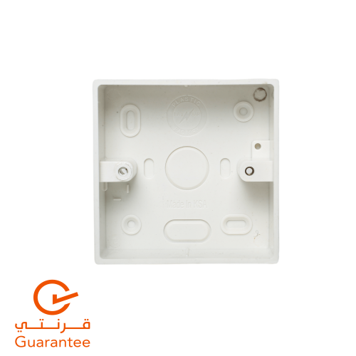 علبة كهرباء بلاستيك مفرد 7*7 سم