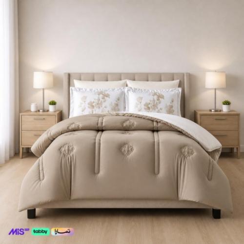 Microfiber tablecloth Donatella digital double-sid...