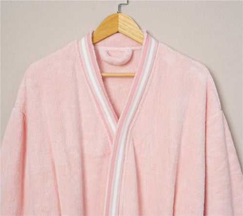 روب حمام بحافة شريطية كبار قطعة واحدة لارج روز