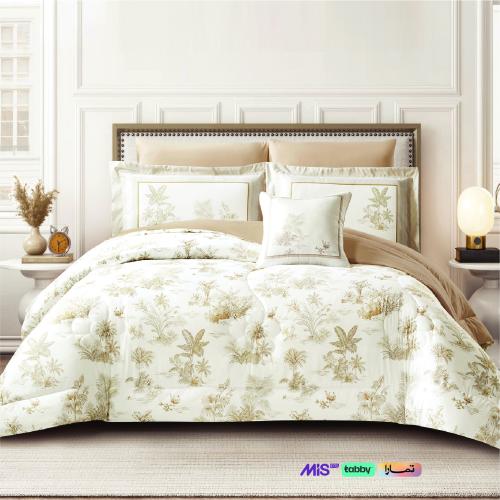 مفرش دونتيلا مشجر نفر ونص 4 قطع DT5087