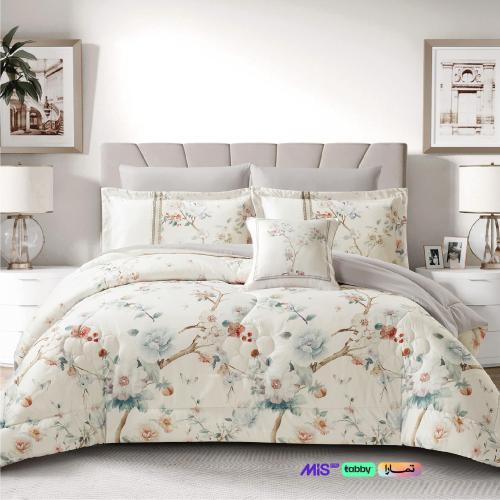 مفرش دونتيلا مشجر نفر ونص 4 قطع DT5090