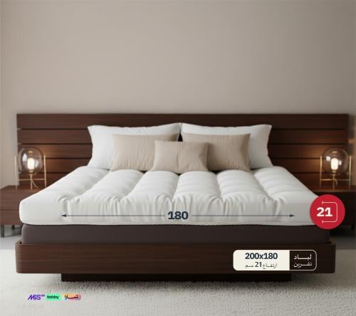 لباد نفرين ارتفاع 21 مايكروفايبر 180*200