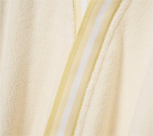 روب حمام بحافة شريطية كبار قطعة واحدة اكس لارج كري...