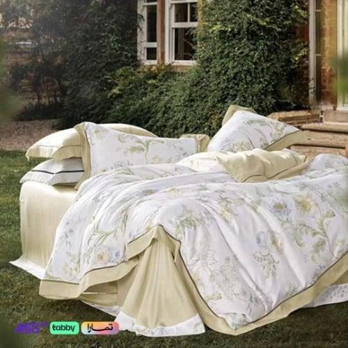 مفرش لينسي ليوسيل 4 قطع نفر ونص 9779