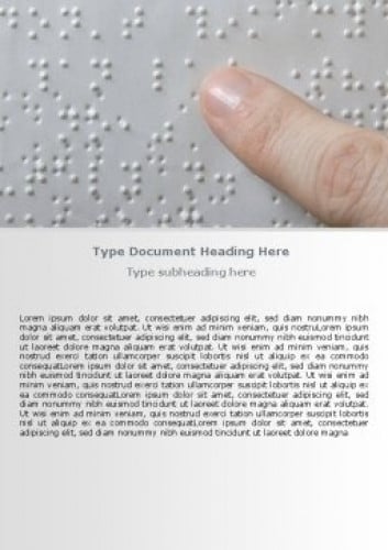 طباعة برايل صفحة واحده