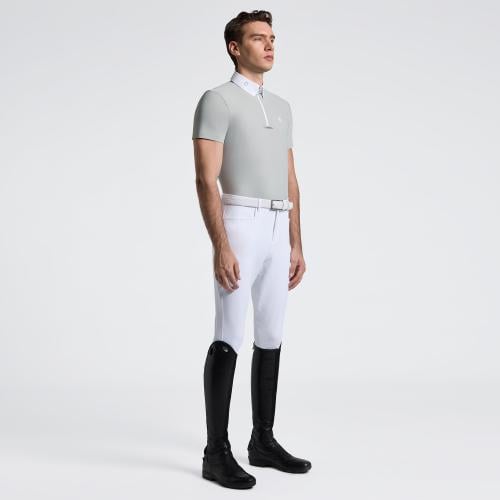 CT JERSEY S/S ZIP COMPETITION SHIRT 5T00 BELGIAN BLOCK