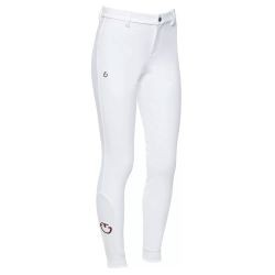 KID`S FULL GRIP DRESSAGE BREECHES WHITE