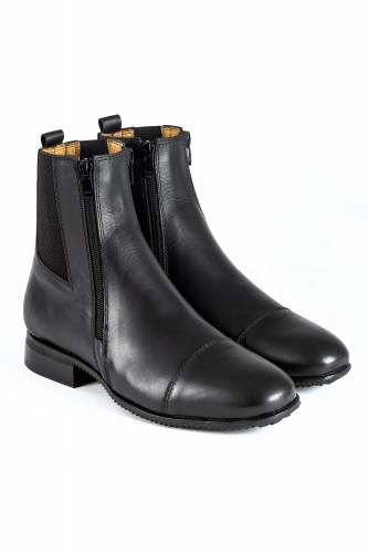 BLACK BZIP MINIBOOTS