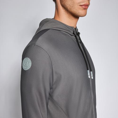 CT DIAGONAL WEAVE ZIP HOODIE 8980