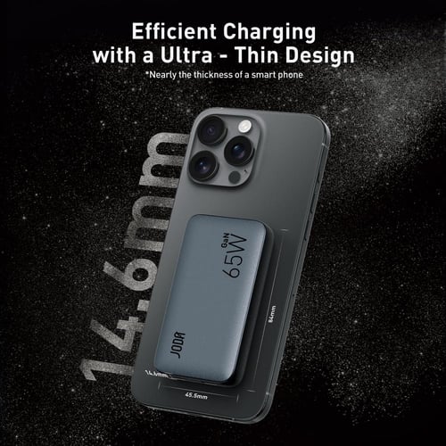 جودا - شاحن جداري JODA VoltPad بقوة 65 واط بمنفذين...