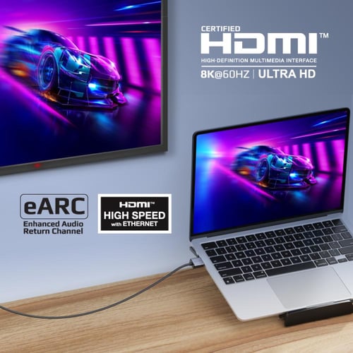 بروميت - الكابل الأقوى HDMI™ 2.1 عالي السرعة بدقة...