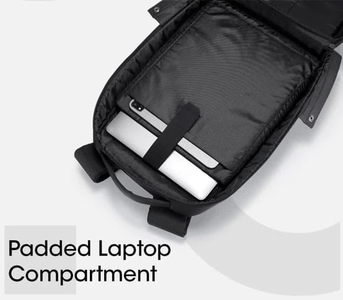 ألوت - حقيبة ظهر للابتوب بسعة 20.5 لتر - اسود