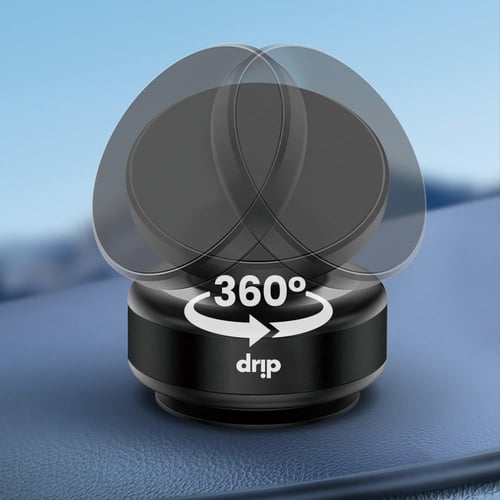 حامل مغناطيسي دريب للجوال قابل للدوران - اسود