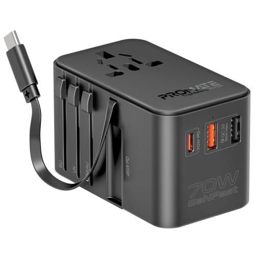 بروميت - محول السفر العالمي TripMate-GaN70R بتقنية...