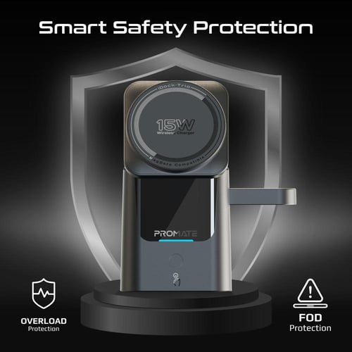 بروميت - قاعدة شحن لاسلكية لأجهزة أبل و سامسونج 3...