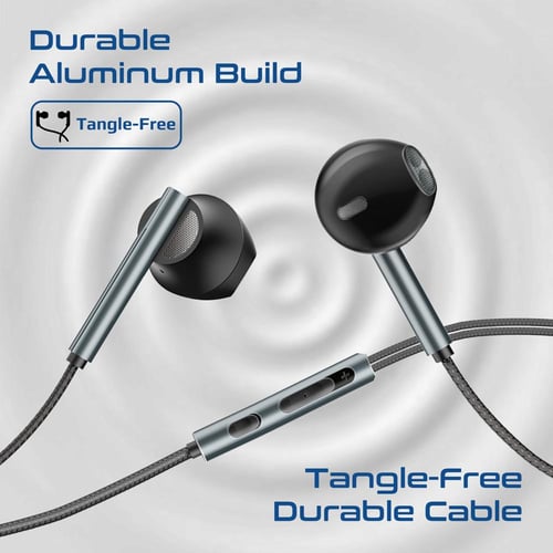 بروميت - سماعات سلكية بمنفذ USB-C – مزودة بميكروفو...