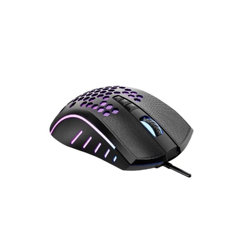 ميشن – ماوس ألعاب خفيف بتصميم خلية النحل وإضاءة RG...