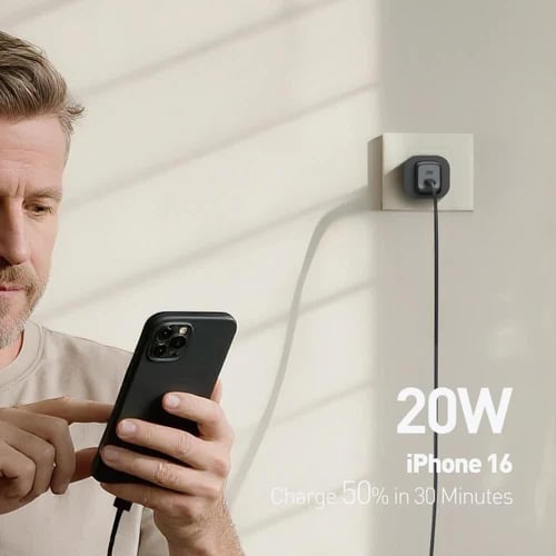 جودا - شاحن جداري JODA Mobi بقوة 100واط بمنفذ تايب...