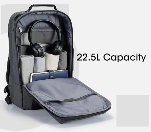 ألوت - حقيبة ظهر للابتوب بسعة 22.5 لتر - اسود