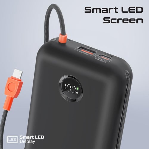 بروميت - بطارية متنقلة قوية 30000mAh مع شحن سريع 3...