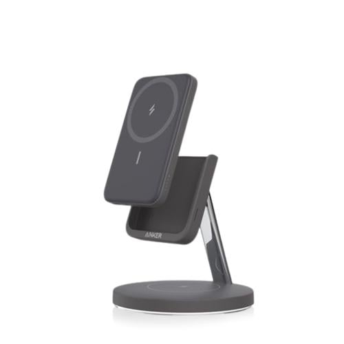 انكر - شاحن لاسلكي مغناطيسي ماغ-غو 633 - اسود