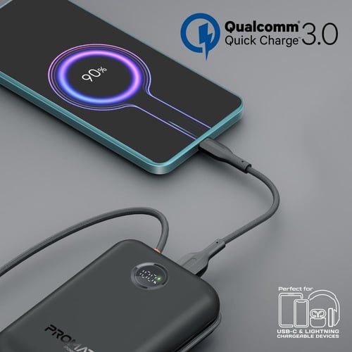 بروميت - بطارية متنقلة قوية 30000mAh مع شحن سريع 3...