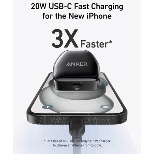 انكر - فيش جداري فيش بقوة 20 واط بتقنية النانو شحن...